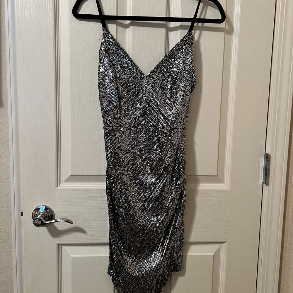 Women’s Black and Sparkly Dress